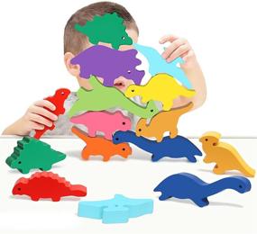 img 4 attached to 🦖 Dinosaur Stacking Montessori Birthday: Unleash TROJOY Fun!