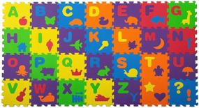 img 4 attached to 🐻 LuckyBear 28 Piece Inches Alphabet Educational: Boost Learning & Fun with this Interactive Set