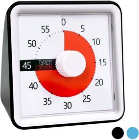 img 4 attached to TWENTY5SEVEN 3-Inch Countdown Timer: 60-Minute Visual Timer for Classroom, Office, and Kids Exam Time Management – Black