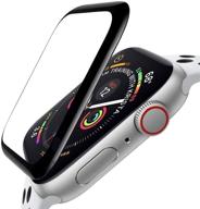 📱 zpiar [3 пакета] защитная пленка для экрана apple watch 44 мм серии 6/se/5/4 – полное покрытие водонепроницаемая пленка, защита от царапин, ультра-hd, без пузырей, гибкий край, полное покрытие для iwatch se/series 6 5 4 (44 мм) логотип