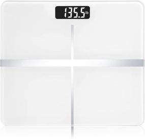 img 4 attached to Triomph Precision Digital Body Weight Bathroom Scale - Backlit Display, Step-On Technology, 400 lbs Capacity - Accurate Weight Measurements - White