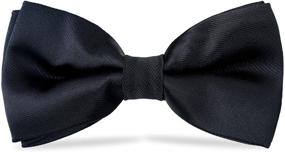 img 2 attached to 👔 Boys' Silk Bow Ties – Stylish Accessories for Kids