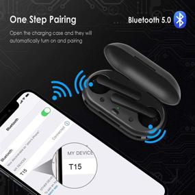img 2 attached to Slitinto Wireless Earbuds Bluetooth 5.0 - Waterproof Earphones with 30H Playtime - TWS Stereo in-Ear Sports Headset - Mic, Touch Control - Perfect for Running/Workout