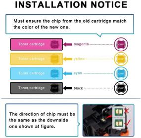 img 1 attached to 🖨️ INK E-SALE 4-Packs Compatible Toner Cartridge for HP 414X/414A - M454dw/M479fdw Printers