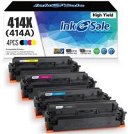 🖨️ ink e-sale 4-packs compatible toner cartridge for hp 414x/414a - m454dw/m479fdw printers logo