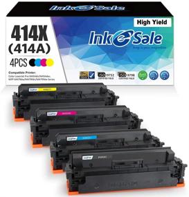 img 4 attached to 🖨️ INK E-SALE 4-Packs Compatible Toner Cartridge for HP 414X/414A - M454dw/M479fdw Printers