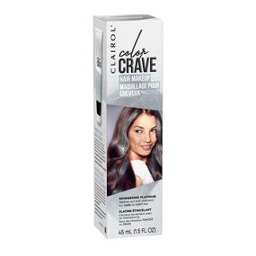 img 4 attached to 💇 Clairol Color Crave Сияющий Платиновый Временный Косметический Краситель, 1 штука