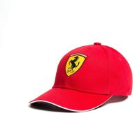 🔧 boys' accessories: scuderia ferrari classic black - adjustable for perfect fit! logo