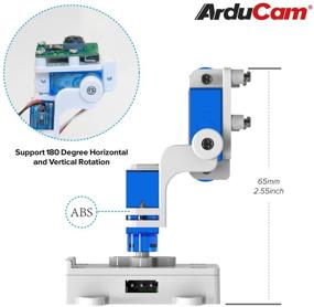 img 1 attached to 📸 Улучшенная платформа для панорамирования и наклона камеры для Raspberry Pi и Nvidia Jetson Nano / Xavier NX от Arducam