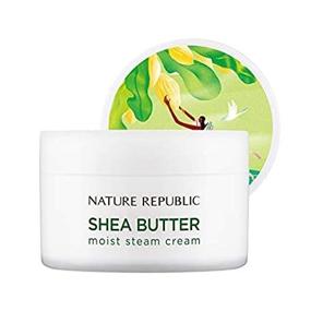 img 1 attached to 🌿 Nature Republic Shea Butter Steam Cream Moist - 100ml / 3.38 fl. oz.