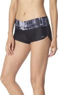 🩴 flattering and functional speedo women's boyshort length swimsuit bottom: perfect swimwear for active women. logo