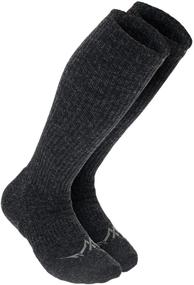 img 4 attached to 🧦 Premium Merino Wool Compression Socks for Men and Women – Support Stockings Knee-High