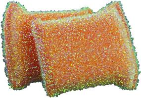 img 1 attached to 🧽 Casabella Sparkle Scrub Sponge, 2-Pack, Assorted Colors