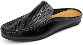 img 4 attached to Anazardor Leather Loafers Slippers 9805 Hei US7 39 Men's Shoes