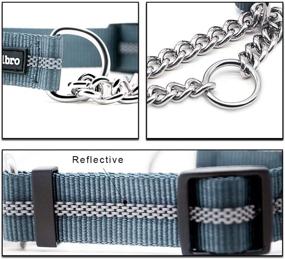 img 1 attached to 🐶 Premium Wellbro Martingale Collars: Reflective Limited-Cinch Collar for Effective Dog Training & Safety