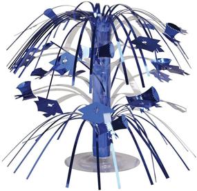 img 2 attached to 🎓 Blue Mini Cascade Graduation Centerpiece by Creative Converting -