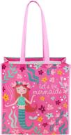 🧜 mermaid-themed large recycled gift bags for kids by stephen joseph logo