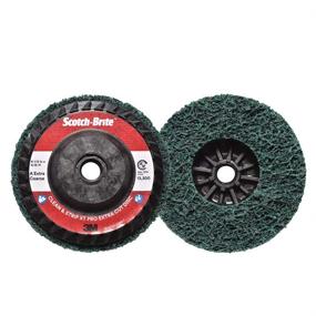 img 3 attached to 🔄 Scotch-Brite Clean and Strip XT Pro Extra Cut Disc - Heavy Rust Remover - 4.5” x 5/8-11 Quick Change Thread - Extra Coarse Aluminum Oxide - Pack of 1