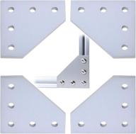 🔩 enhanced durability and stability: outside joining aluminum profile bracket logo