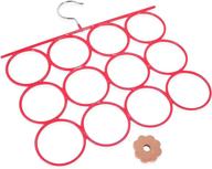 apzar scarf hanger organizer holder - no snag closet space saver with cedar ring bonus логотип