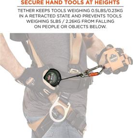 img 3 attached to 🔒 Enhance Safety and Convenience with Ergodyne Squids 3010 Retractable Lanyard