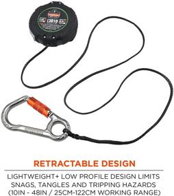 img 2 attached to 🔒 Enhance Safety and Convenience with Ergodyne Squids 3010 Retractable Lanyard