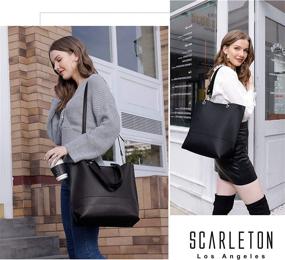 img 3 attached to 👜 Scarleton Reversible Handbag Crossbody Shoulder: Women's 2-in-1 Handbags & Wallets - Stylish Satchel Selection