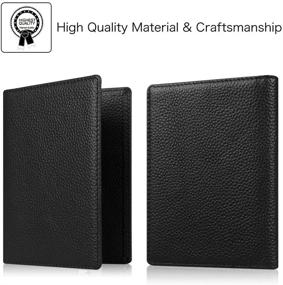 img 2 attached to 🔒 Secure Your Travels: Fintie Passport Holder - Blocking Leather Travel Accessories