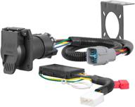 π custom rv blade 7-pin trailer wiring harness - curt 56366, vehicle-side, fits honda pilot, ridgeline, black logo