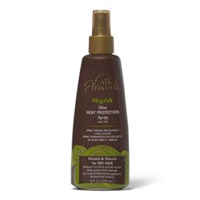 img 2 attached to 🌿 Silk Elements Megasilk Olive Heat Protectant Spray - 8oz