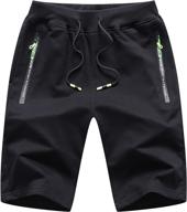 🩳 elastic boys' clothing: kihatwin casual workout shorts logo