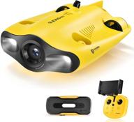 🌊 gladius mini underwater drone - 4k 1080p 12mp uhd underwater camera with real-time viewing, remote control, and app control - dive to 330ft, live stream, adjustable tilt-lock, fish finder, rov logo