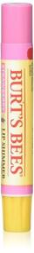 img 2 attached to 👄 Best Deal: Burt's Bees Lip Shimmer Strawberry - Pack of 4 (0.09 Ounces)