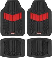 motor trend dualflex two-tone sport design all-weather rubber floor mats for car interior accessories in floor mats & cargo liners logo