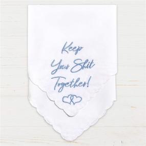 img 1 attached to Personalized Embroidered Handkerchief 🎁 - Perfect GIFT for Any Occasion!