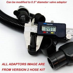 img 1 attached to Optimized SEAMAX Nylon Air Hose Kit for Electric SUP Air Pump - 20PSI