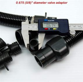 img 2 attached to Optimized SEAMAX Nylon Air Hose Kit for Electric SUP Air Pump - 20PSI