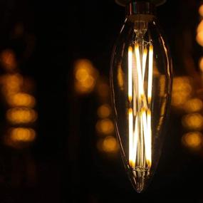 img 3 attached to Energy-Efficient LED Chandelier Light Bulbs | B11 E12 Base | 100W Equivalent