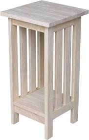 img 4 attached to International Concepts Mission Plant Stand: 24-Inch, Unfinished - Perfect Accent for Your Indoor Plants