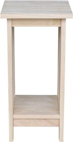 img 3 attached to International Concepts Mission Plant Stand: 24-Inch, Unfinished - Perfect Accent for Your Indoor Plants