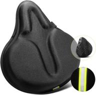 acelist comfortable & soft bike seat cushion: enhanced comfort for women and men | waterproof cover included logo