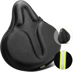 img 4 attached to AceList Comfortable & Soft Bike Seat Cushion: Enhanced Comfort for Women and Men | Waterproof Cover Included