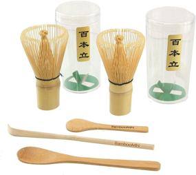 img 1 attached to Authentic Japanese Matcha Tea Whisk Set: Two Bamboo Chasen's + Accessories for Perfect Matcha Preparation