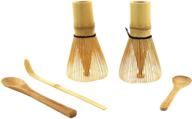 authentic japanese matcha tea whisk set: two bamboo chasen's + accessories for perfect matcha preparation logo