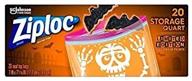 halloween-themed ziploc: limited edition 20 storage quart seal top bags logo