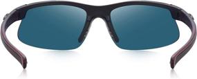 img 1 attached to CURY PROTECH Men's Polarized Sunglasses: Superior Sports Eyewear for Cycling, Fishing, and Golf with TR90 Superlight Frame