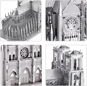 img 1 attached to 🏰 Piececool Cathedral Architecture Building Birthday: Stunning Model Kit for Architecture Enthusiasts