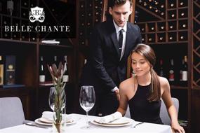 img 2 attached to 🍷 BELLE CHANTE Роскошные хлопковые салфетки - Натуральная ткань из ответственного производства, 100% хлопок, 20 x 20 дюймов, крупные, идеально подходят для обеда, мероприятий, свадеб - Дюжина, Вино