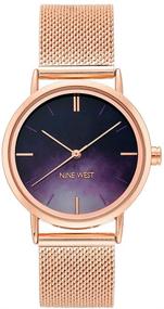 img 4 attached to ⌚ Потрясающие наручные часы Nine West: Коллекция идеальных женских часов!