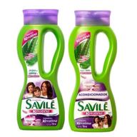 🌿 savile biotin aloe vera and keratin shampoo/conditioner - revitalize your hair! logo